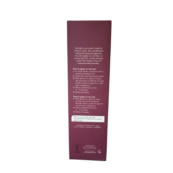 Kristin Ess Color Depositing Conditioner Dark Mauve 6.7 Fl Oz New - Picture 2 of 2